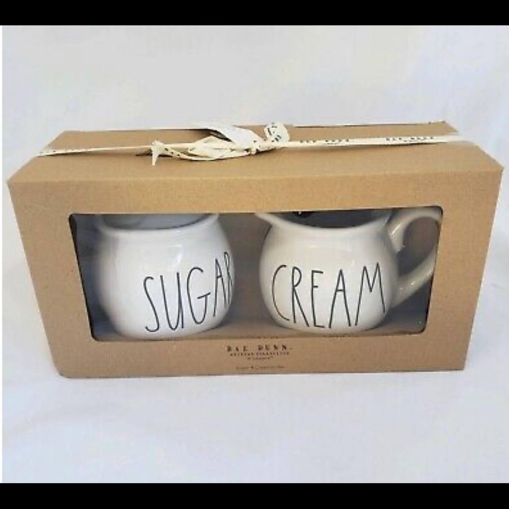 Rae Dunn Creamer and Sugar set